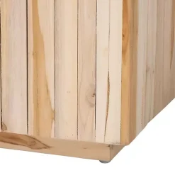 Kirklands Home Coffee Tables|Repurposed Wood Logs Square Coffee Table Tan