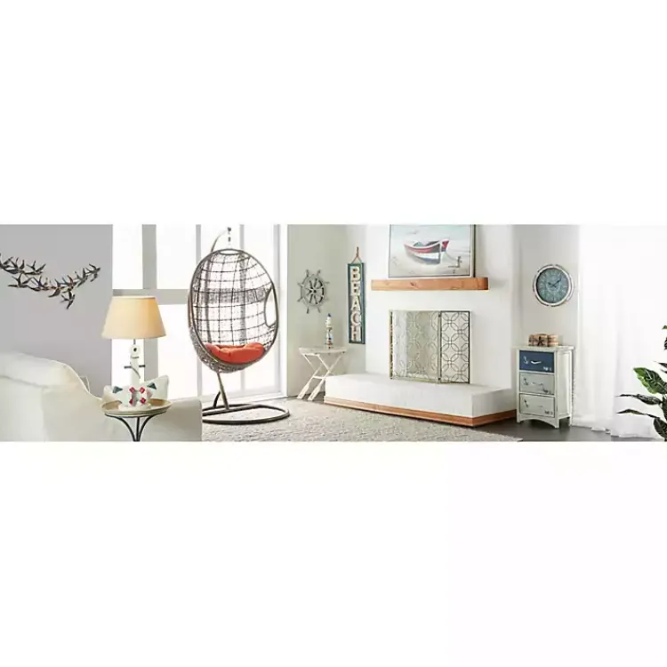 Kirklands Home Framed Art|Resting Rowboat Framed Canvas Art Print