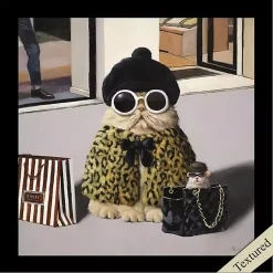 Kirklands Home Framed Art|Retail Therapy Cat Framed Art Print