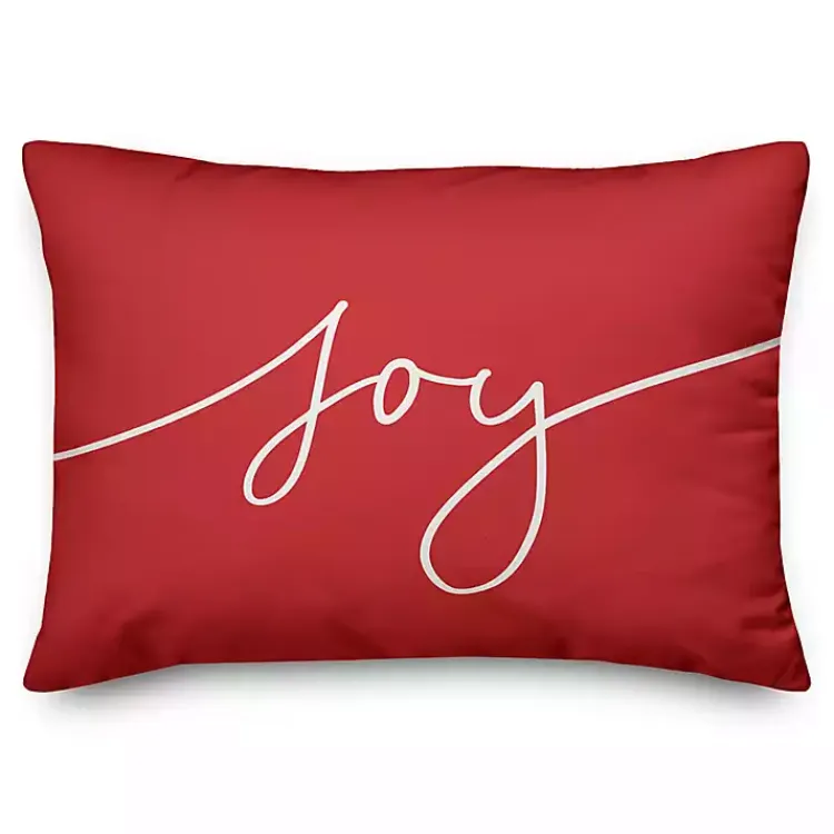 Outlet Reversible Peace and Joy Pillow Christmas Pillows