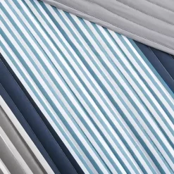 Kirklands Home Quilts|Reversible Stripes 5-pc. Full/Queen Quilt Set