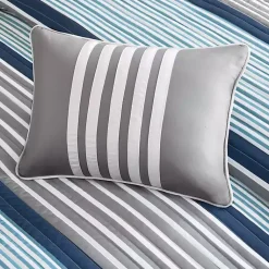 Kirklands Home Quilts|Reversible Stripes 5-pc. Full/Queen Quilt Set