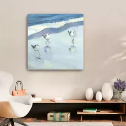 Kirklands Home Canvas Art|Rise Up This Morning Canvas Art Print, 30x30 in. Blue