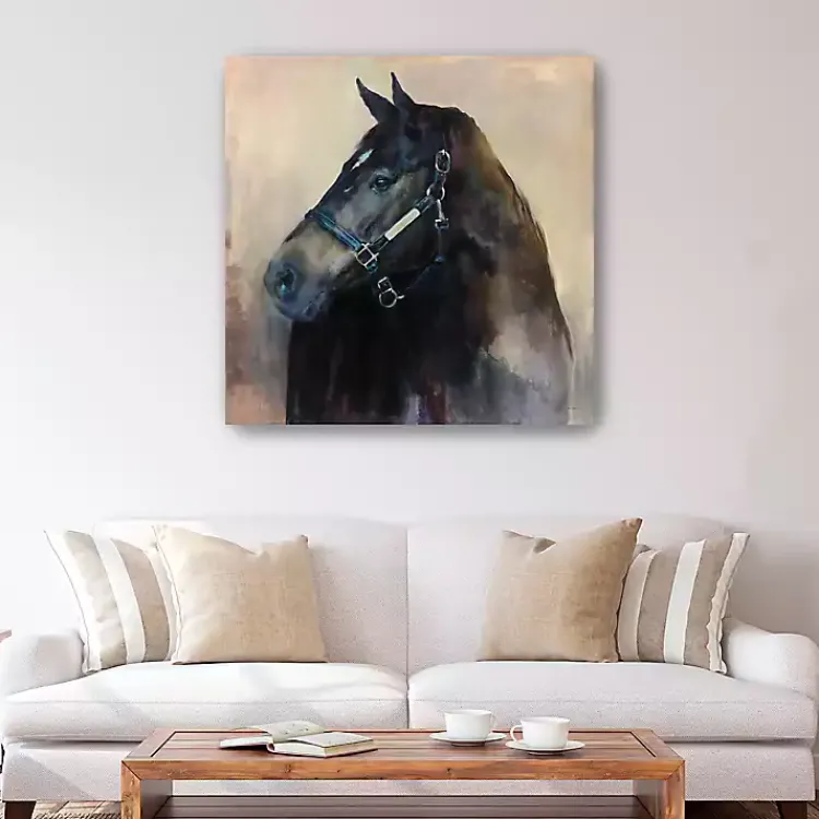 Kirklands Home Canvas Art|Ritzy Horse Canvas Art Print
