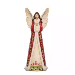 Clearance Robed Praying Angel Figurine Christmas Decorations