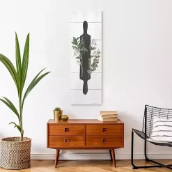 Kirklands Home Canvas Art|Rolling Pin with Botanicals Canvas Art Print