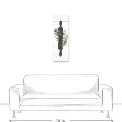 Kirklands Home Canvas Art|Rolling Pin with Botanicals Canvas Art Print