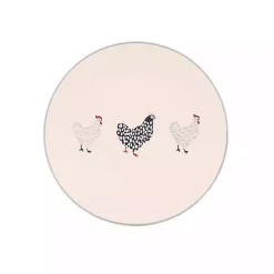 Kirklands Home Dinnerware|Rooster Stoneware 16-pc. Dinnerware Set Ivory