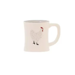 Kirklands Home Dinnerware|Rooster Stoneware 16-pc. Dinnerware Set Ivory