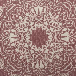 Hot Rose Bohemian Medallion Lumbar Pillow Pillows