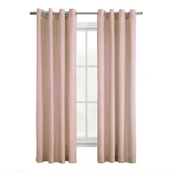 Kirklands Home Curtains & Drapes|Rose Crinkle Harmony Curtain Panel, 84 in. Pink