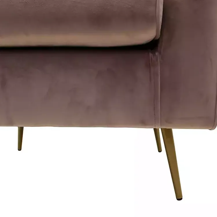 Kirklands Home Accent Chairs|Rose Velvet Lana Accent Chair Pink