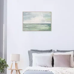 Kirklands Home Canvas Art|Rough Tide Framed Canvas Art Print