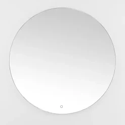 Kirklands Home Decorative Mirrors|Round Ashden LED Wall Mirror