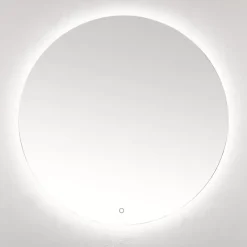 Kirklands Home Decorative Mirrors|Round Ashden LED Wall Mirror