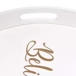 Hot Round Believe Wood Tray Christmas Dining & Entertaining