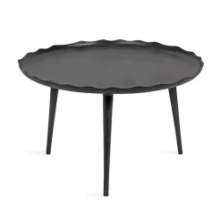 Kirklands Home Coffee Tables|Round Alessia Coffee Table Black