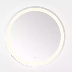 Kirklands Home Decorative Mirrors|Round Caspar LED Wall Mirror
