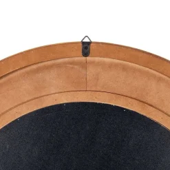 Kirklands Home Decorative Mirrors|Round Elyas Natural Rattan Wall Mirror