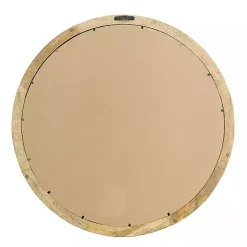 Kirklands Home Decorative Mirrors|Round Mango Wood Wall Mirror