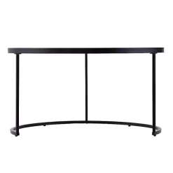 Kirklands Home Coffee Tables|Round Mirrored Nesting Tables, Set of 2 Black