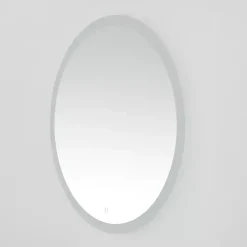 Kirklands Home Decorative Mirrors|Round Whit LED Wall Mirror