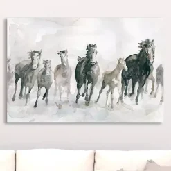 Kirklands Home Canvas Art|Running Wild Giclee Canvas Art Print