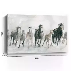 Kirklands Home Canvas Art|Running Wild Giclee Canvas Art Print