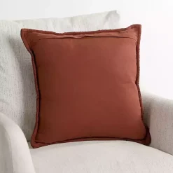 Rust Blended Handwoven Pillow Pillows
