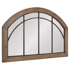 Kirklands Home Decorative Mirrors|Rustic Arch Holden Mirror Brown
