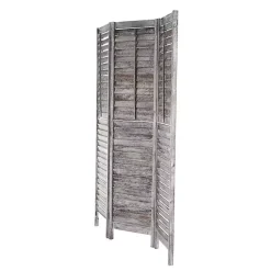 Hot Rustic Shutter Trifold Room Divider Decorative Accents