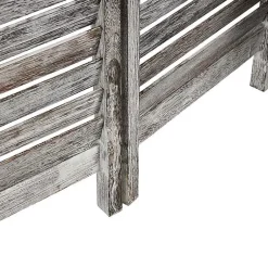 Hot Rustic Shutter Trifold Room Divider Decorative Accents