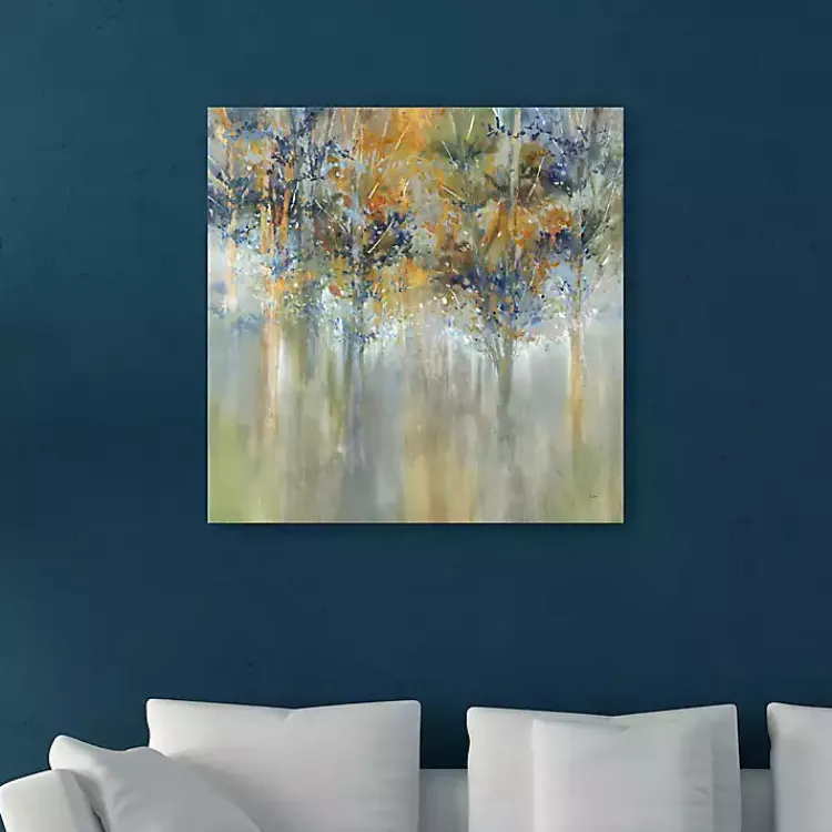 Kirklands Home Canvas Art|Rustic Leaves Giclee Canvas Art Print Multi