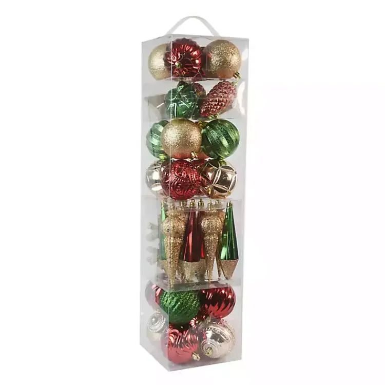 Outlet Rustic color 40-pc. Christmas Ornament Set Christmas Ornaments
