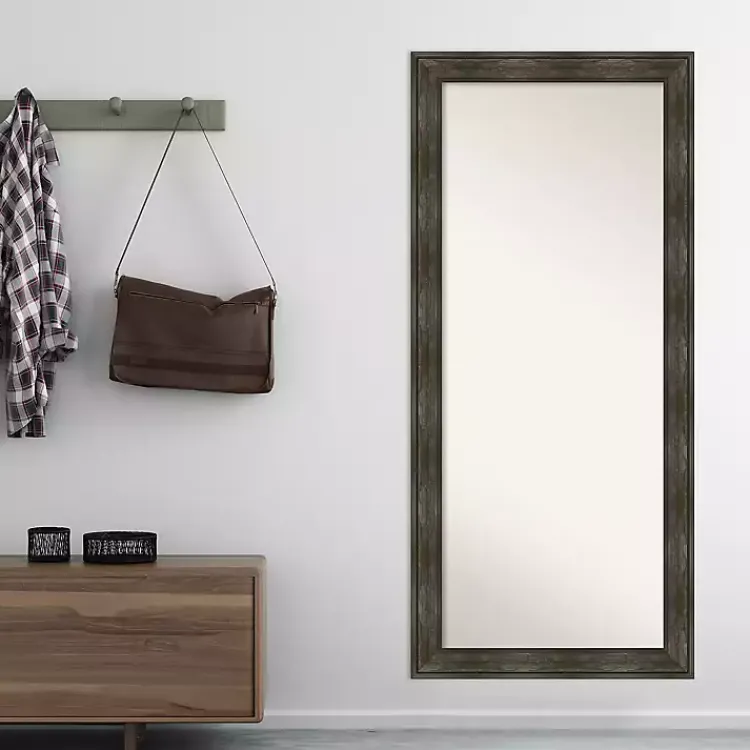 Kirklands Home Full Length & Floor Mirrors|Rustic Rail Charred Framed Mirror