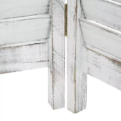 Clearance Rustic Shutter Trifold Room Divider Decorative Accents