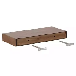 Kirklands Home Shelves|Rustic Wood 2-pc. Floating Shelves, 18 in.