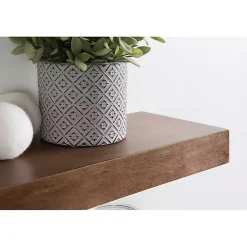 Kirklands Home Shelves|Rustic Wood 2-pc. Floating Shelves, 18 in.