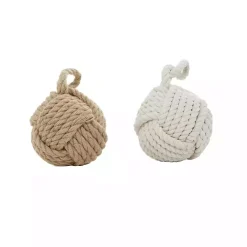 Sale Rustic Woven Rope 2-pc. Door Stopper Set Decorative Accents
