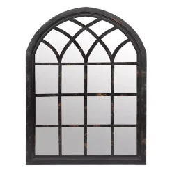 Kirklands Home Decorative Mirrors|Sadie Arch Wall Mirror Black