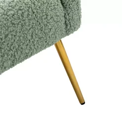 Kirklands Home Accent Chairs|Sage Contemporary Barrel Accent Chair Green