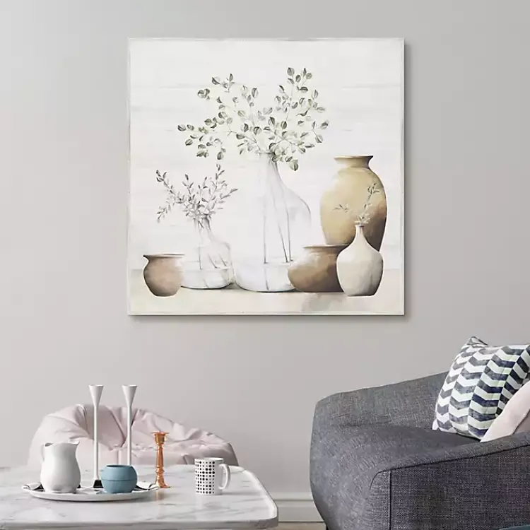 Kirklands Home Canvas Art|Sage Dreams Framed Canvas Art Print