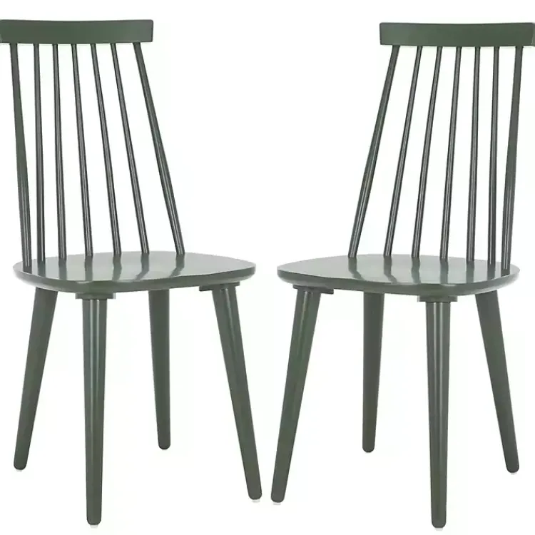 Kirklands Home Dining Chairs|Sage Burris Dining Chairs, Set of 2 Green