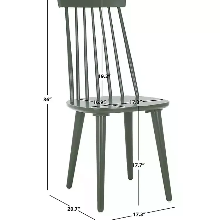 Kirklands Home Dining Chairs|Sage Burris Dining Chairs, Set of 2 Green