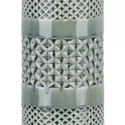 Kirklands Home Table Lamps|Sage Green Geometric Table Lamps, Set of 2 White