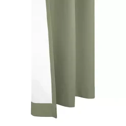 Kirklands Home Curtains & Drapes|Sage Room Darkening Curtain Panel Set, 95 in. Green