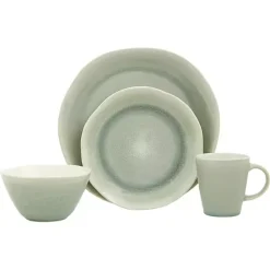 Kirklands Home Dinnerware|Sage Sand 16-pc. Dinnerware Set Green