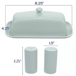 Kirklands Home Kitchen Accessories|Sage Stoneware 7-pc. Kitchen Accessories Set Green