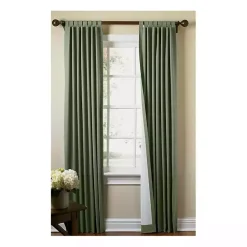 Kirklands Home Curtains & Drapes|Sage Weathermate Blackout Curtain Panel, 95 in. Green
