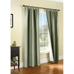 Kirklands Home Curtains & Drapes|Sage Weathermate Curtain Panel, 72 in. Green